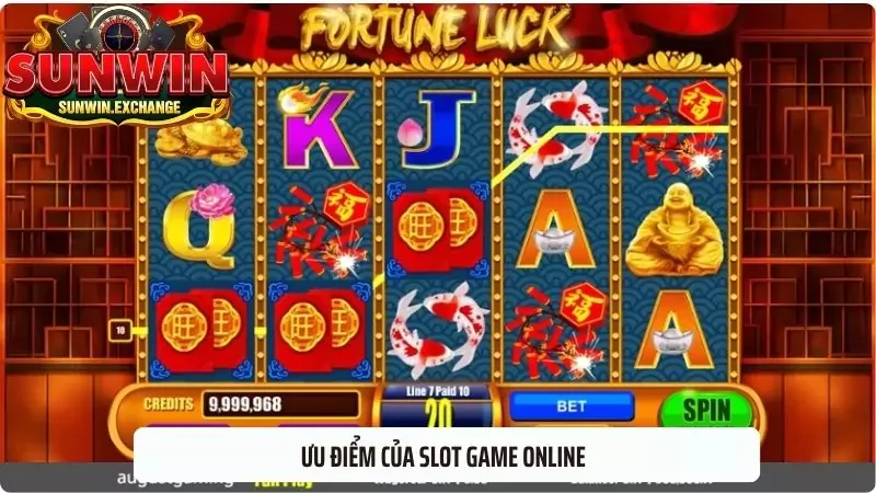 Ưu điểm của slot game online