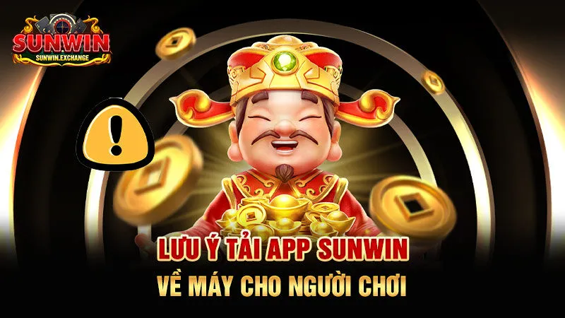 Người chơi cần đảm bảo kết nối mạng ổn định để tải app SUNWIN